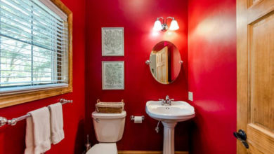 Фото - Красная ванная: как сделать дизайн гармоничным