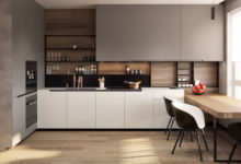 Фото - Насколько удобна кухня до потолка:  дизайн интерьера с высокими шкафами