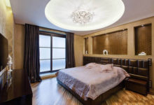Фото - Потолок из гипсокартона в спальне: доступность и красота